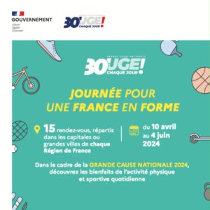 15 journées régionales Pour une France en Forme 2024